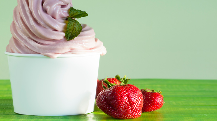 Frozen Yogurt cup.