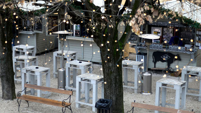 Pop up restaurants and tables