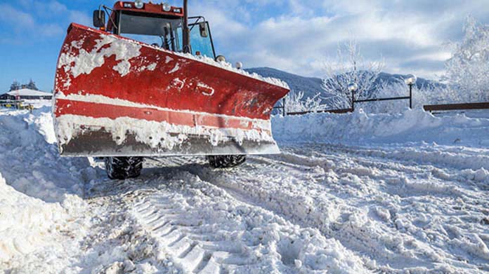 A snow plow