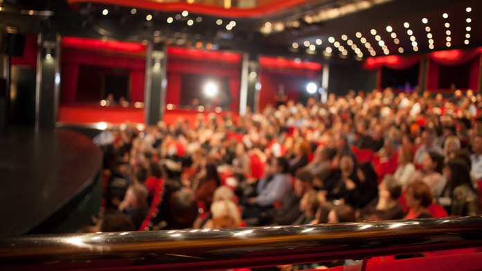 A theatre full of people