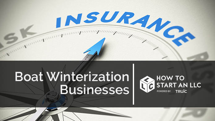 Compass needle pointing towards blue insurance logo