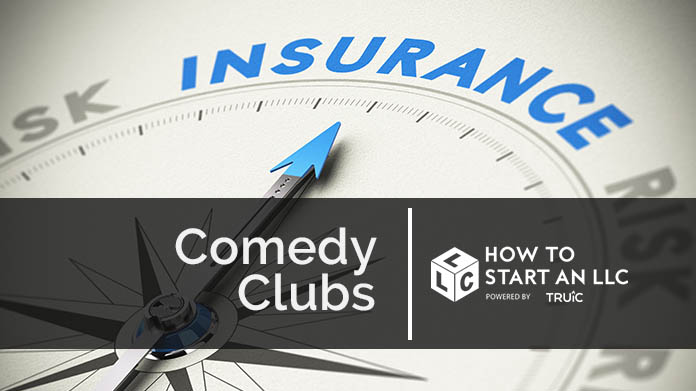 Compass needle pointing towards blue insurance logo