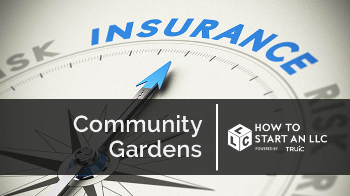 Compass needle pointing towards blue insurance logo