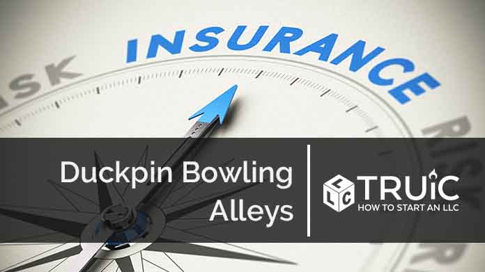 Compass needle pointing towards blue insurance logo