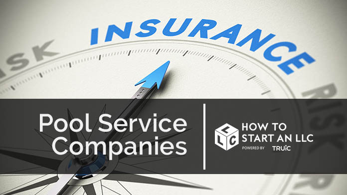 Compass needle pointing towards blue insurance logo