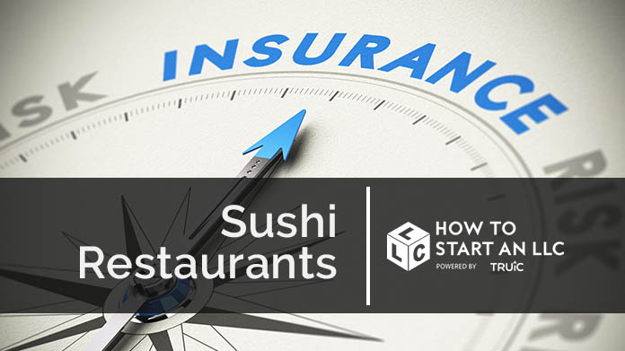 Compass needle pointing towards blue insurance logo