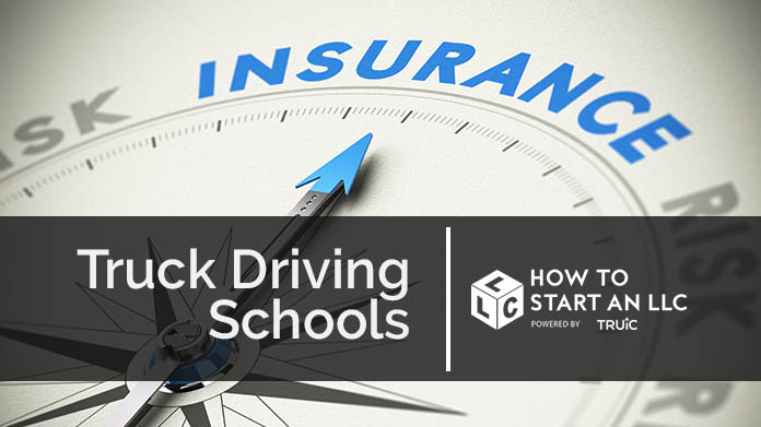 Compass needle pointing towards blue insurance logo