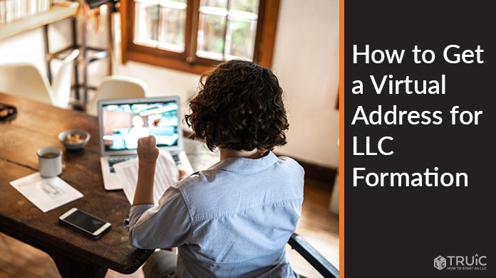 Woman on a laptop learning about virtual addresses.