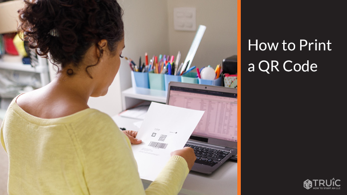 Learn how to print a QR Code for your small business.