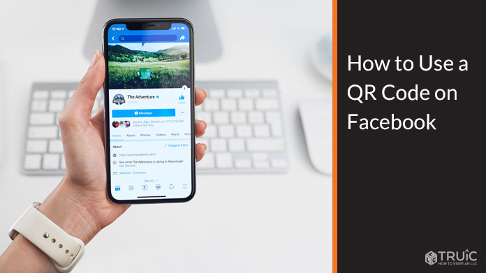 Learn how to use a QR Code on Facebook.