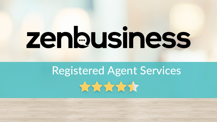 ZenBusiness review image with 4.7 stars.