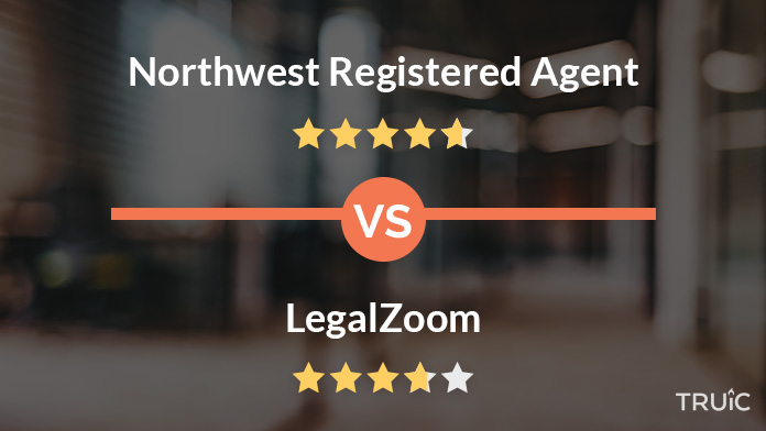 Incfile with 4.6 stars versus legalzoom with 3.4 stars.