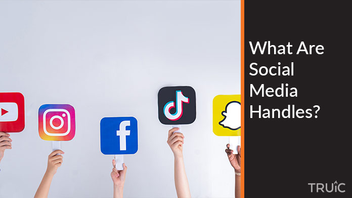 Various social media icons.